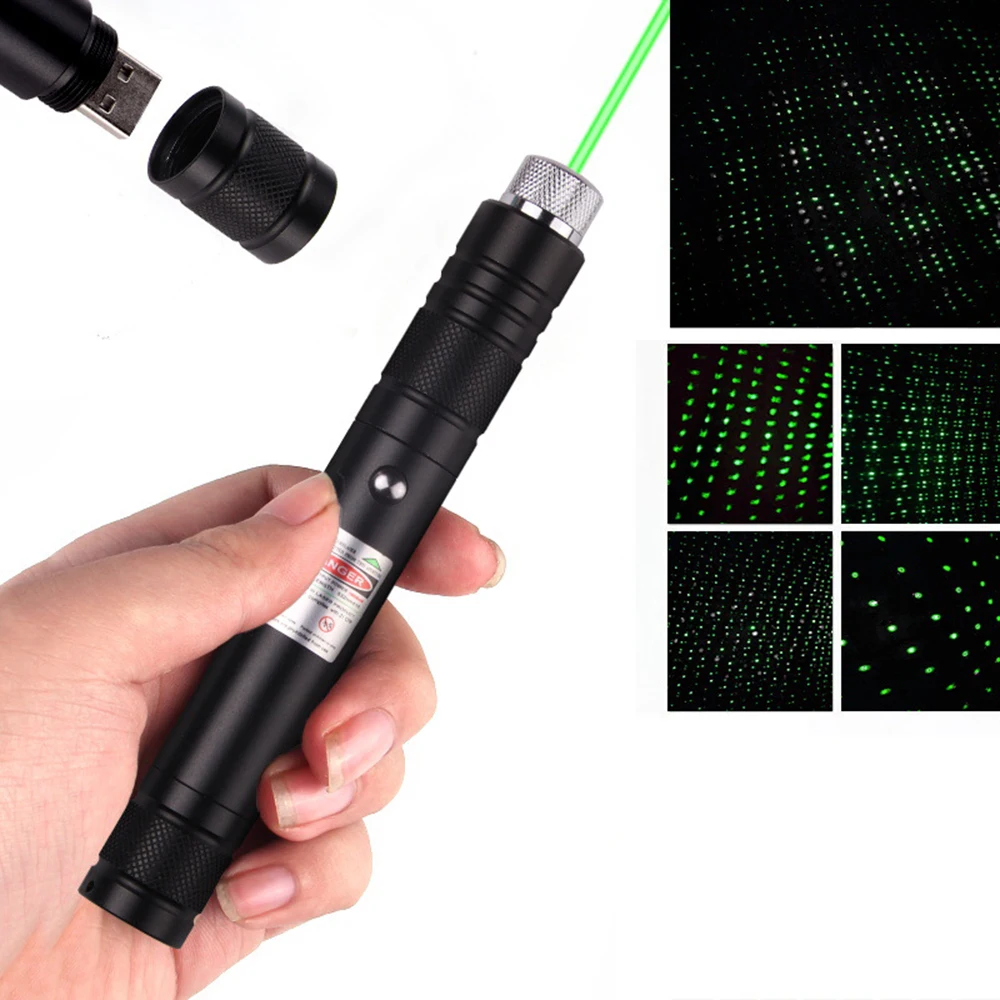 

Green Red Laser Sight Laser USB Charge 710 Pointer Light 532nm 5mw High Power Device Lazer laser Pen Burning