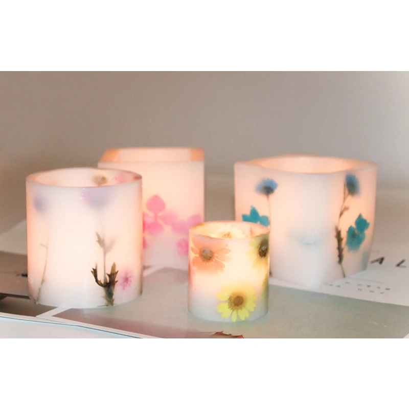 Мини форма для цветов цемента бетона квадратная круглая силиконовая сделай сам