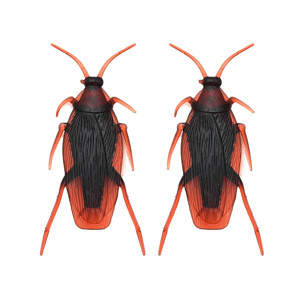 Готические забавные серьги насекомые тараканы Скорпион сороконожка ПВХ