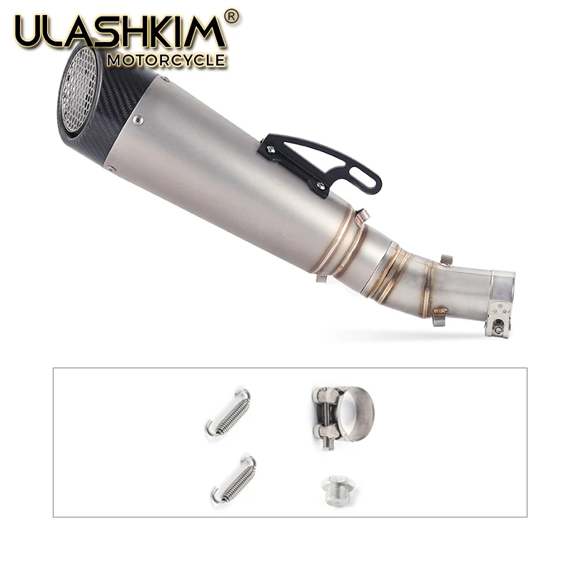 

Motorcycle Exhaust Muffler Pipe ESCAPE Slip On For kawasaki ER6N ER6F 2012-2016 VERSYS650 2015-2017 NINJA650 R Z650 2017-2019