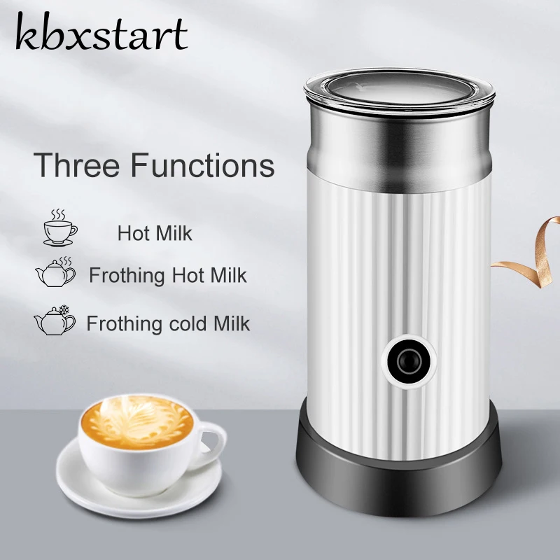 

3 Function Electric Milk Frother Milk Steamer Creamer Milk Heater with New Foam Density for Latte Cappuccino Hot Chocolate