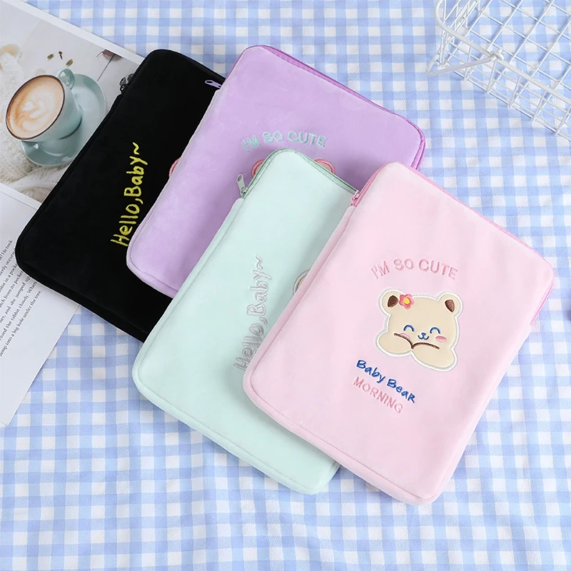 

Cartoon Tablets Sleeve Holder Case Pouch for 9.7in 10.5in 11in Tablet Protective Laptop Zipper Bag