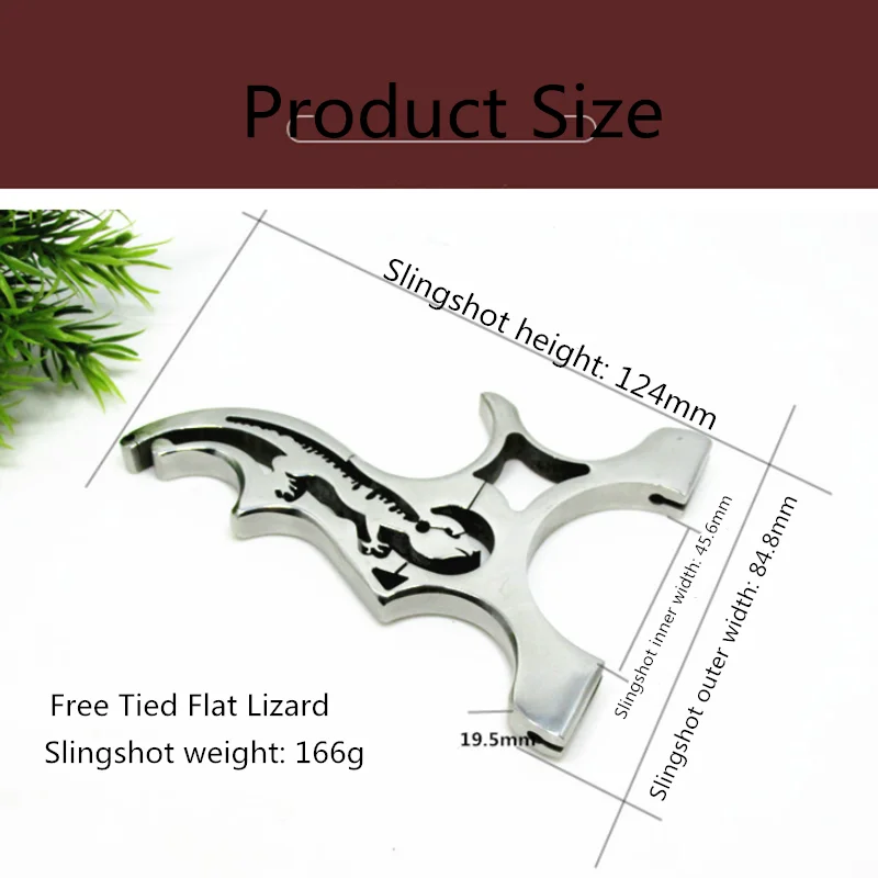 

Stainless steel wire cutting slingshot rubber band field hunter hunting slingshot precision shooting slingshotStainless