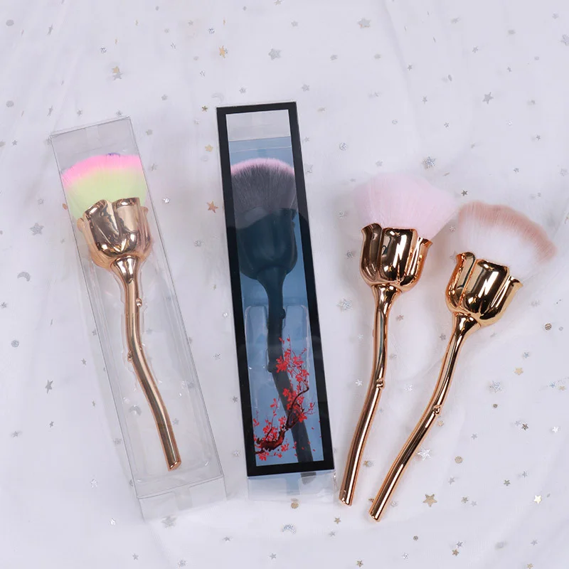 

makeup Rose Loose Powder Makeup Tools New Makeup Brush Yasna Explosion Nail Dust Brush