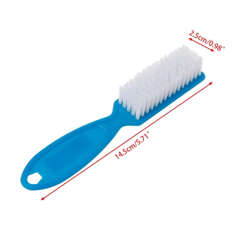 

Nail Dust Scrub Nail Plastic Brush For File Manicure Pedicure Tool Dust Cleaning