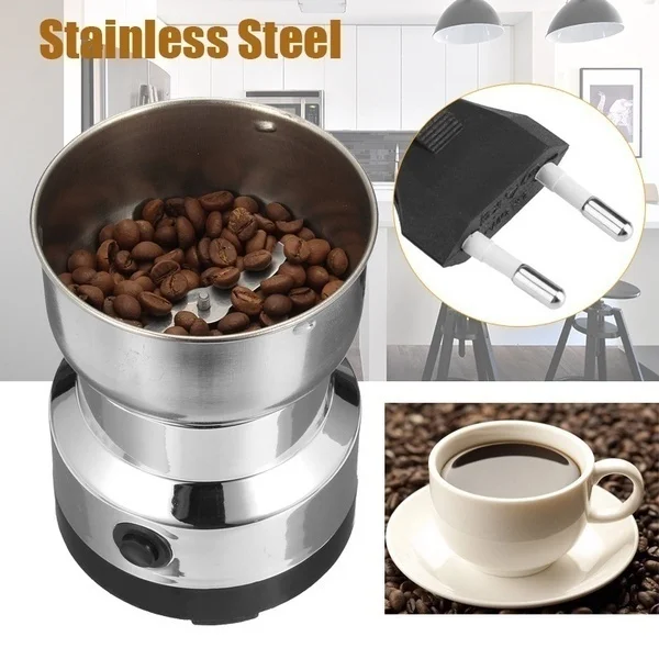 Электрическая кофемолка из нержавеющей стали домашний кухонный фрезерный