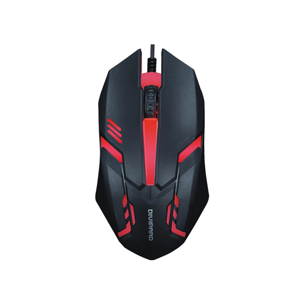 

Gaming Backlit Mouse 1200 Dpi Optical Mouse Symmetrical Design Ergonomic Shape For Pc Notebook Home Office Computers Supplies