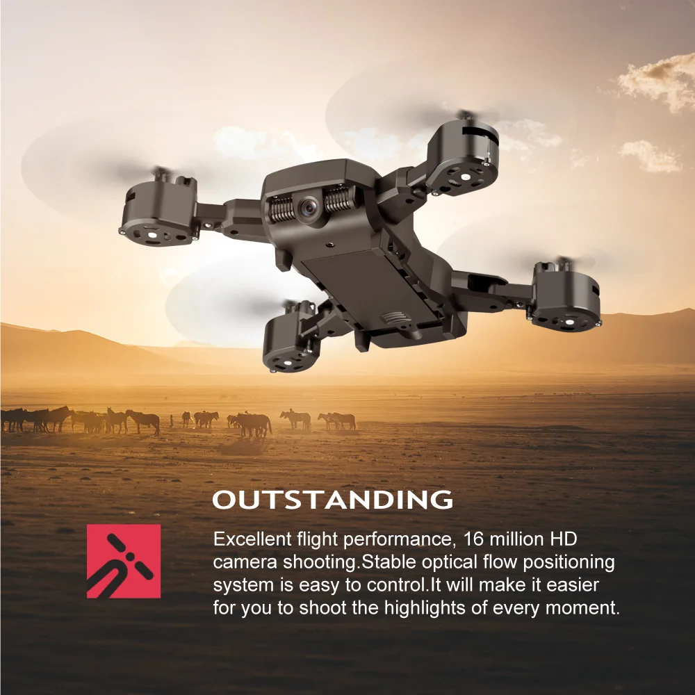 Новая 4K камера 2,4G 4CH Wifi FPV складной Постоянный Радиоуправляемый квадрокоптер Дрон Квадрокоптер детские игрушки складной