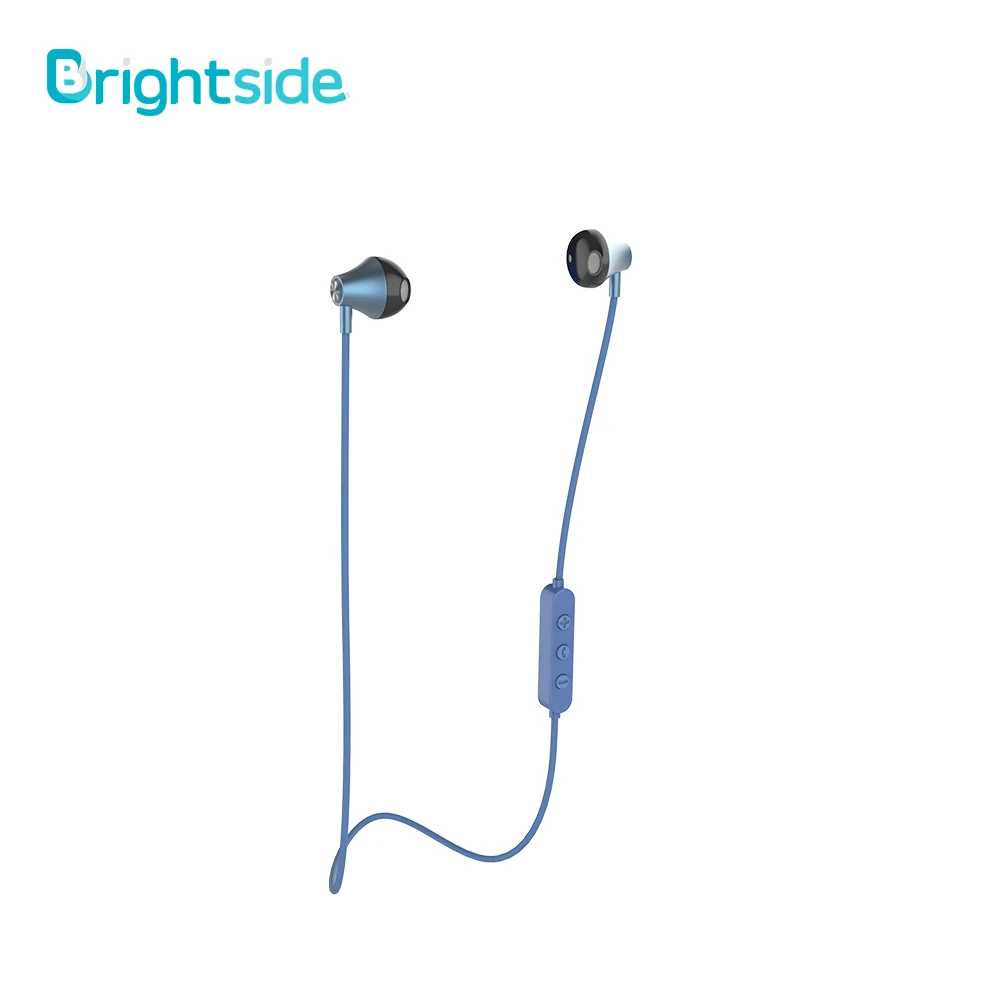 Беспроводные спортивные стерео магнитные Bluetooth наушники Brightside с микрофоном для
