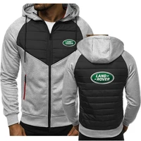 land rover 2021 new mens fashion zipper hoodie spring autumn high quality pure color long sleeve hooded pullover sweatshirt17