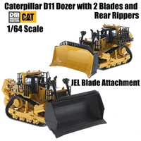 2021 new caterpillar 150 cat d11 dozer with 2 blades and rear rippers jel blade attachment by dm diecast master 85637