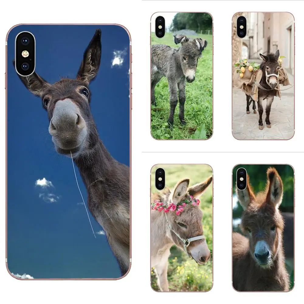 Новый стиль большая задница длинными ушами eeyore милый Ослик для Huawei Honor 4C 5A 5C 5X6 6A 6X7