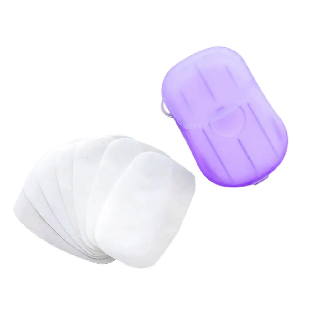 40pcs Soap Paper Disposable Convenient Hand Washing Bath Flakes Tablet Cleaning Travel Carry Toilet Drop Ship | Дом и сад