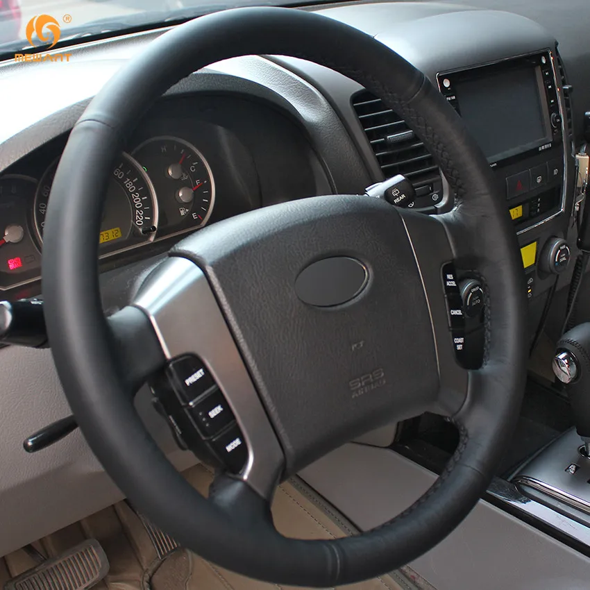 MEWANT для 2003 2004 2005 2006 2007 2008 Kia Sorento черные чехлы из искусственной кожи руля