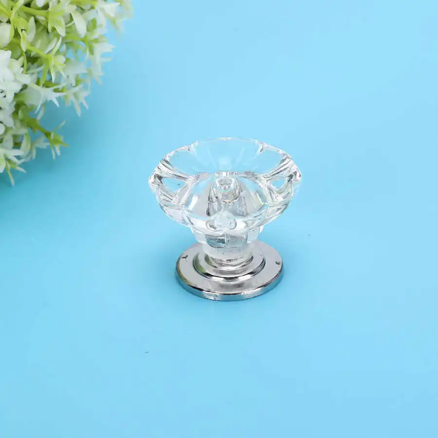 10 шт. ручка для выдвижных ящиков вытягивания тыквы хрустальная пластиковая