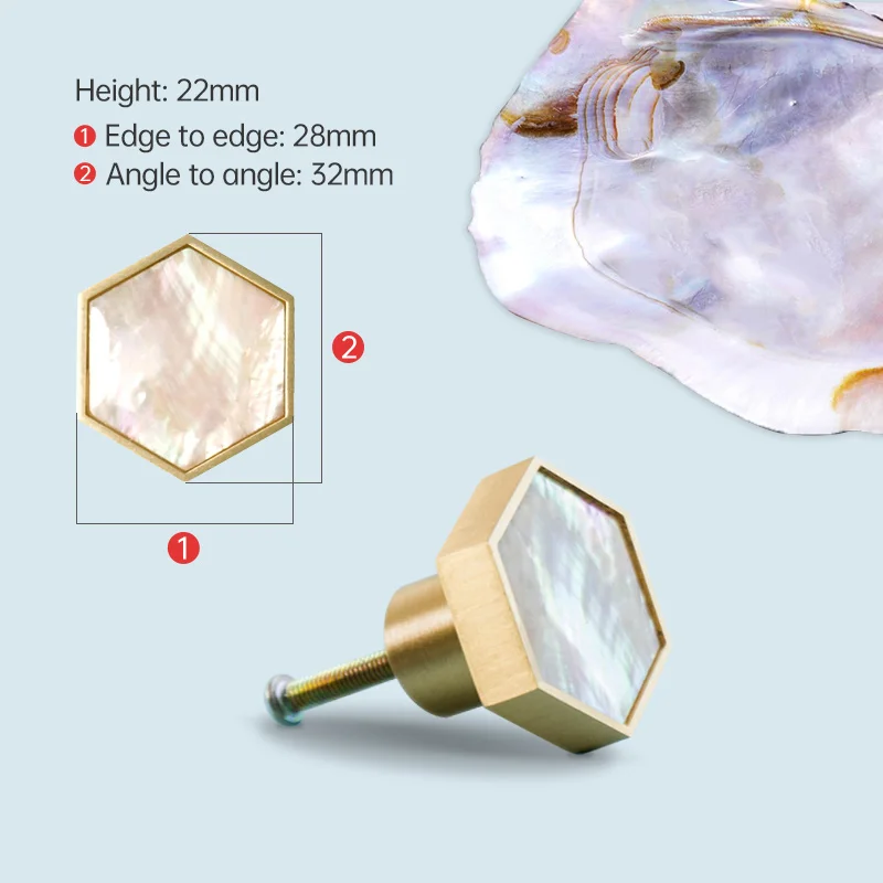 4 шт натуральный корпус + латунные мебельные ручки и для кухонного шкафа