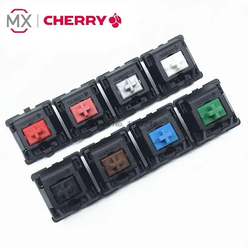 2Pcs Original Cherry MX Mechanical Keyboard Switch Silver Red Black Blue Brown Gray Axis Shaft Switch 3-pin Cherry axis Switch