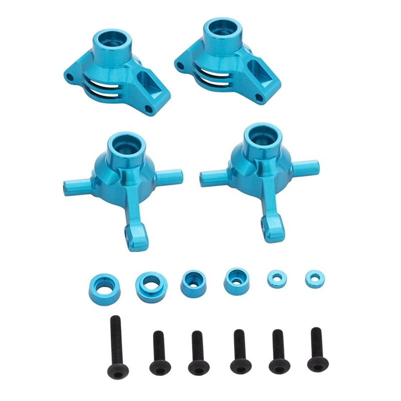 

Aluminum Alloy Front Rear Knuckle Arm Steering Cup Upright Hub Carrier for 1/10 RC Car Tamiya TT02 TT-02 Parts