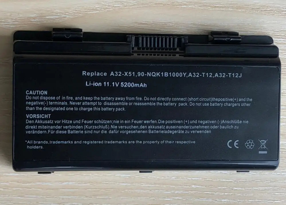 Аккумулятор для ноутбука ASUS X51H X51L X51R X51RL T12 T12C T12Er T12Fg T12Jg T12Mg T12Ug A32 X51 Бесплатная