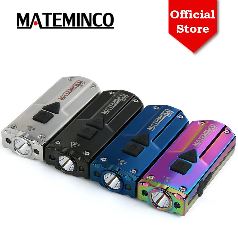 MATEMINCO CSF02 Nichia 219C + 365nm УФ светодиодный красный 300LM мини брелок USB Перезаряжаемый