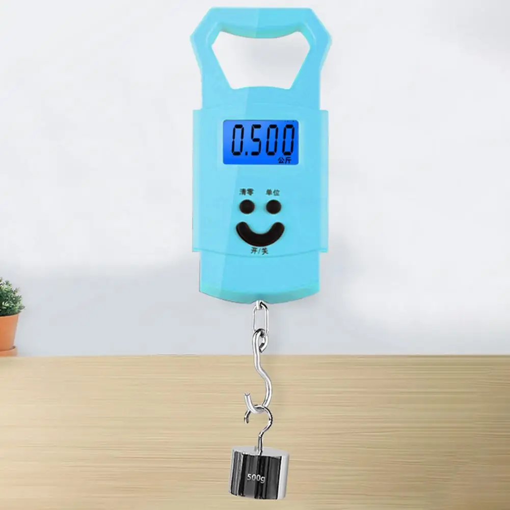 

Fishing Scale Digital Accurately Weighing Mini Electronic Portable LCD Display Suitcase Scale for Outdoor