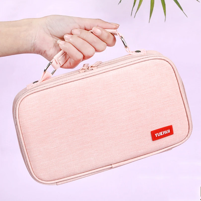 

Pencil Case Big Stationery School Pencil Case Portable Pen Case Canvas Trousse Scolaire Korean For Office Student Pencil Bags