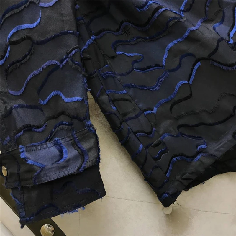 

TWOTWINSTYLE Camouflage Embroidered Sweatshirt For Women V Neck Long Sleeve With Hood Oversized Casual Loose Sweatshirts Female