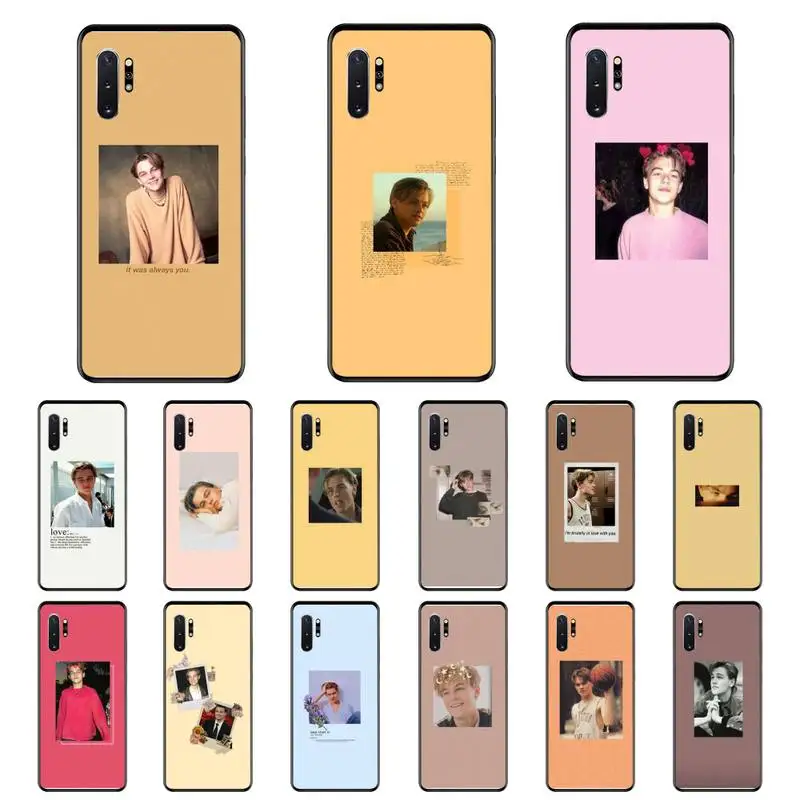 

Young Leonardo DiCaprio Phone Case For Samsung Note8 9 10 20 case for Note10Pro 10lite 20ultra M20 M31 Funda Case