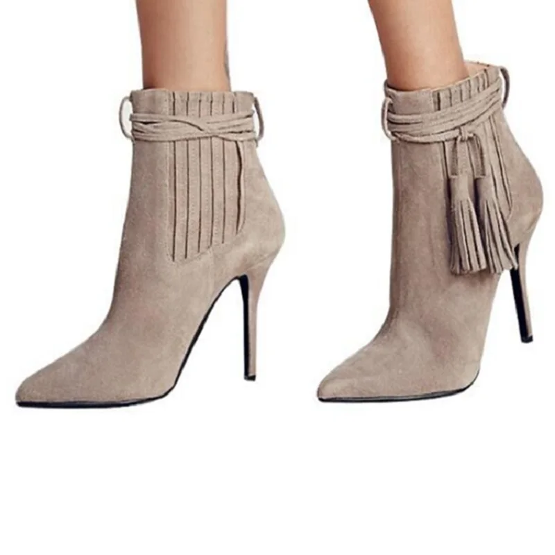 Оригинальные элегантные женские ботильоны стильные ботинки на тонком высоком