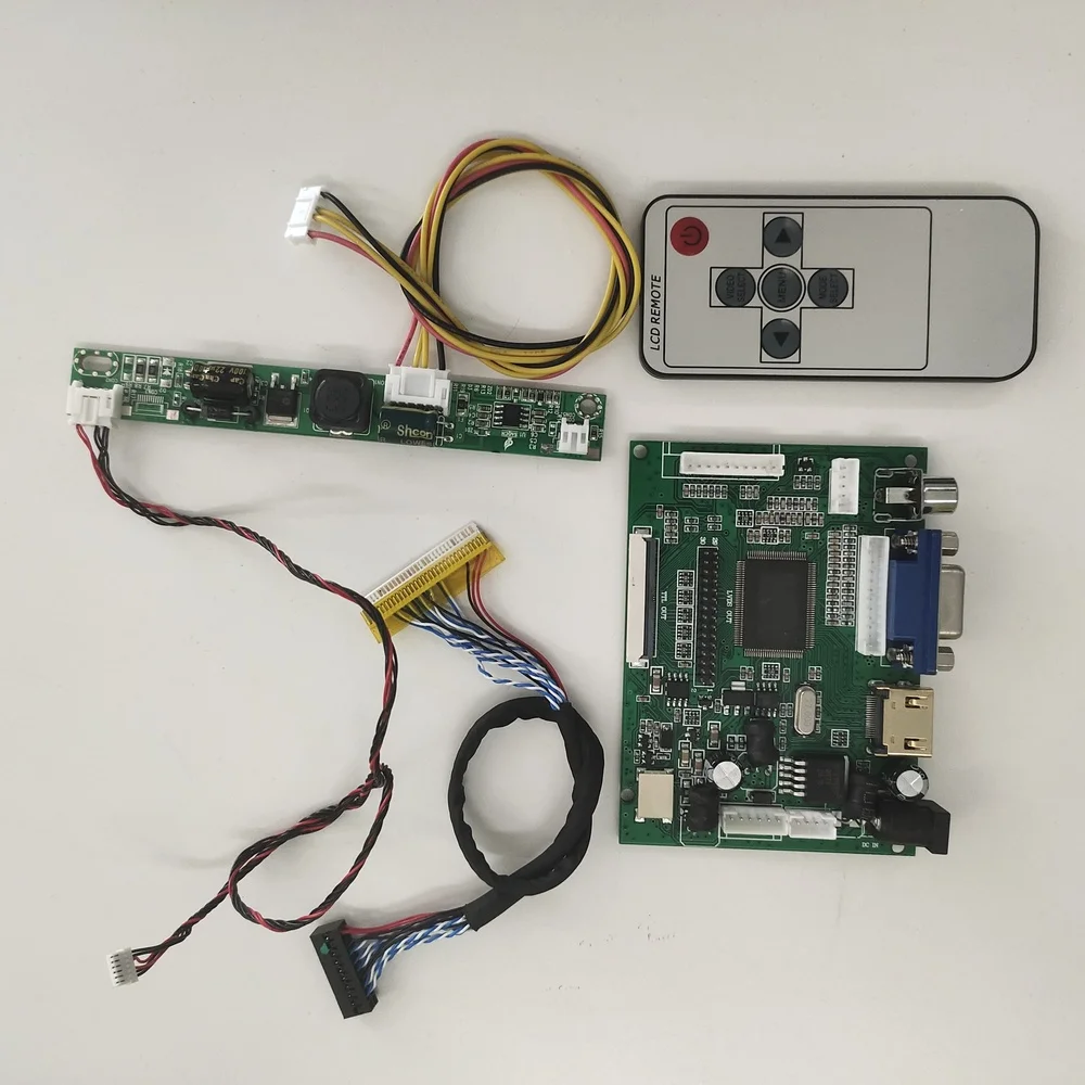 

kit Work for LP133WX2 TL Controller Board Screen driver monitor DIY LVDS panel 30pin LED 2AV HDMI VGA LCD remote 1280x800
