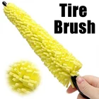 Инструменты для очистки автомобиля, щетка для автомобильного колеса, губки для мытья, ручка для удаления грязи, чистящие принадлежности, автомобильные аксессуары