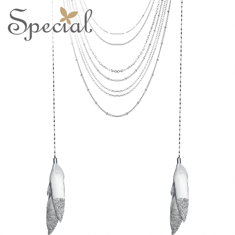 

Special multi-layer long necklace women fashion necklace personality hipster neck chain sweater chain swept romantic S2730N