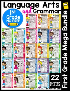 

1st Grade Language Arts and Grammar MEGA Bundle send the PDF electronic file
