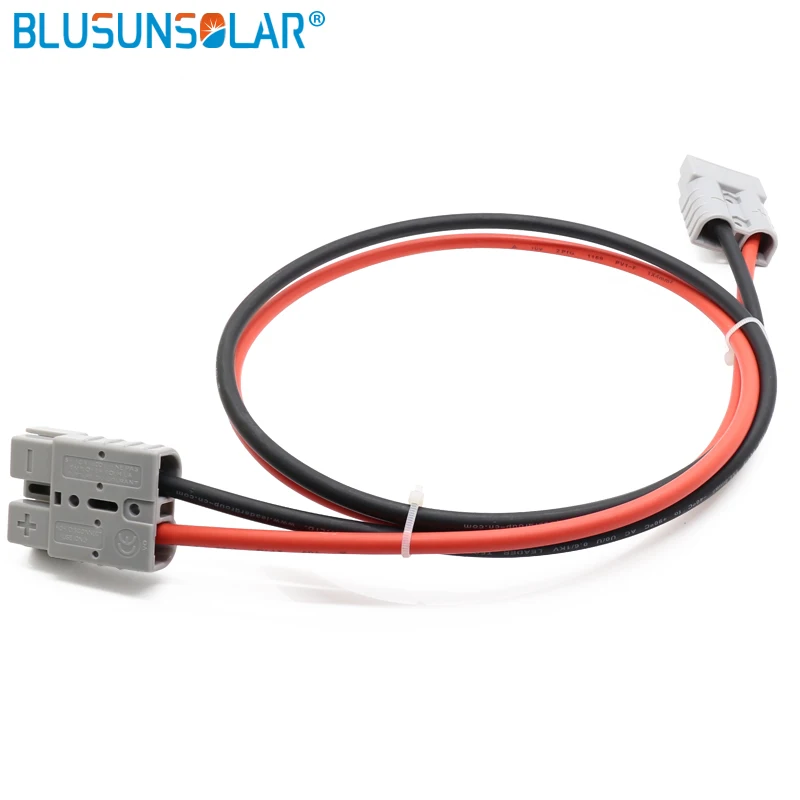 Соединитель SB50A 600V с 1m 4mm2 Красный Черный Солнечный кабель подключения солнечной