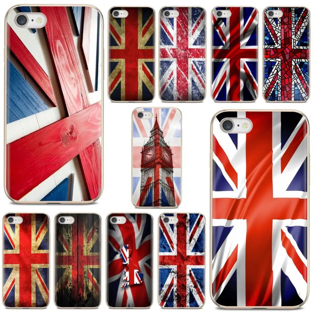 

For iPhone iPod Touch 11 12 Pro 4 4S 5 5S SE 5C 6 6S 7 8 X XR XS Plus Max 2020 Soft Cover Bag england british uk flag Union Jack