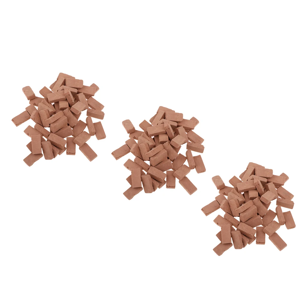 Модель красного кирпича из глины в масштабе 1/16 для песчаной брони украшение