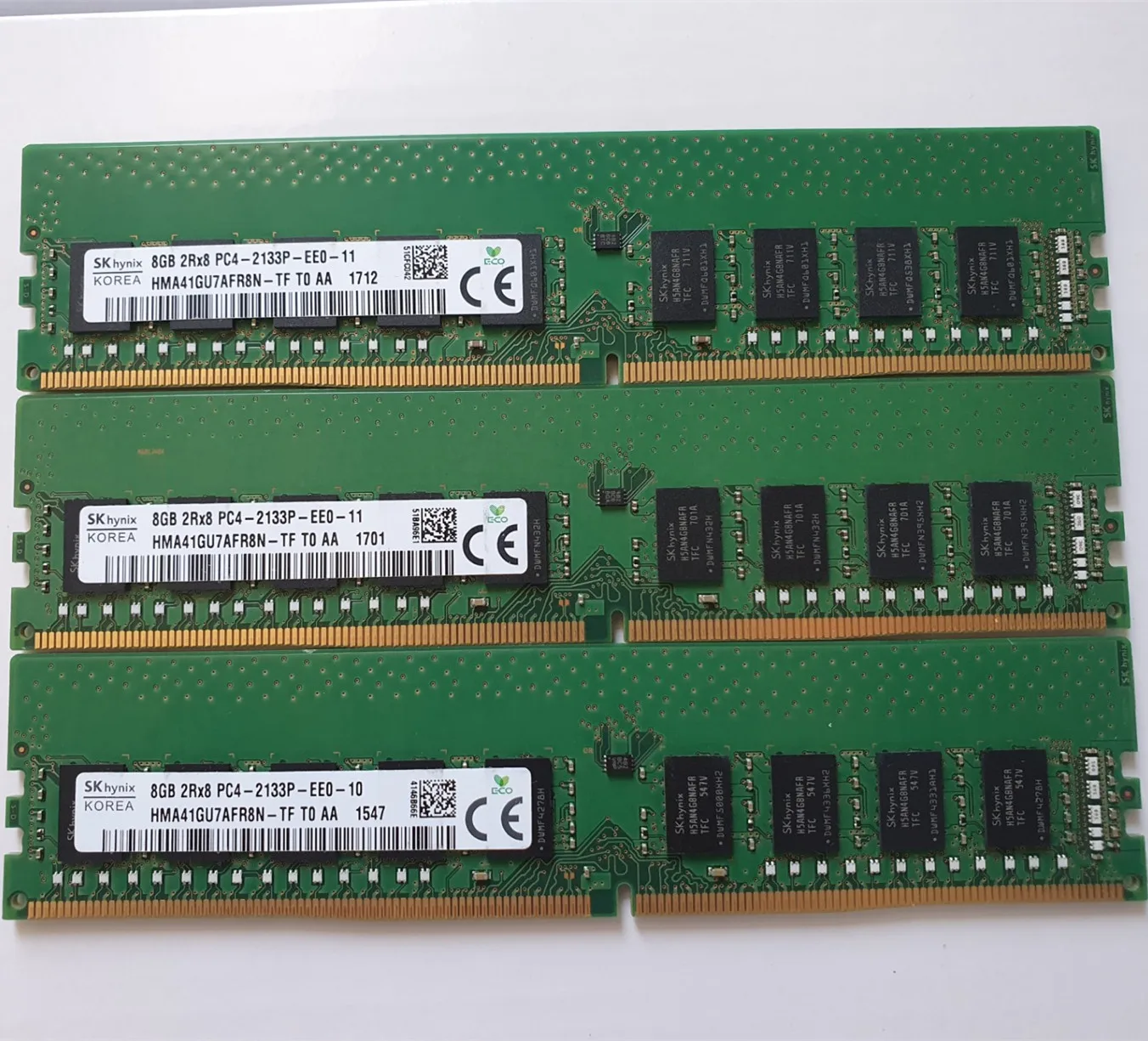 

SK hynix DDR4 RAMs ECC DDR4 8 Гб 2Rx8 PC4-2133P-EE0-11/10 Настольная память, Серверная память 8 ГБ 2133 МГц