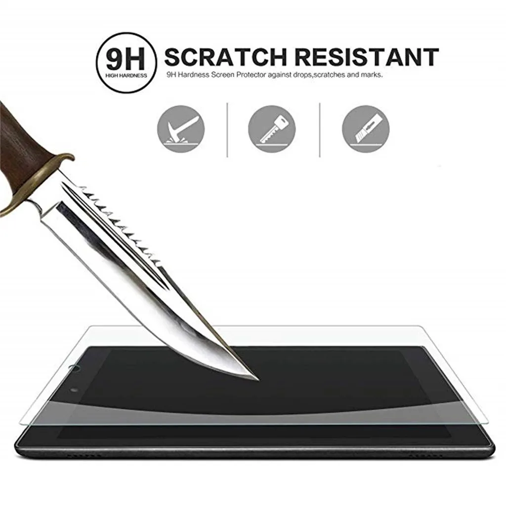 

Tablet Screen Protectors Real Tempered Glass Film Screen Protector For Amazon Kindle Fire Hd 8 2017 Free Shipping