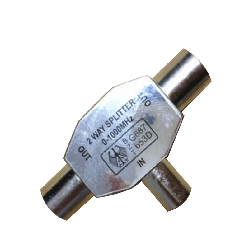 Распределитель двоичного металлического кабеля TV one тройник адаптер для