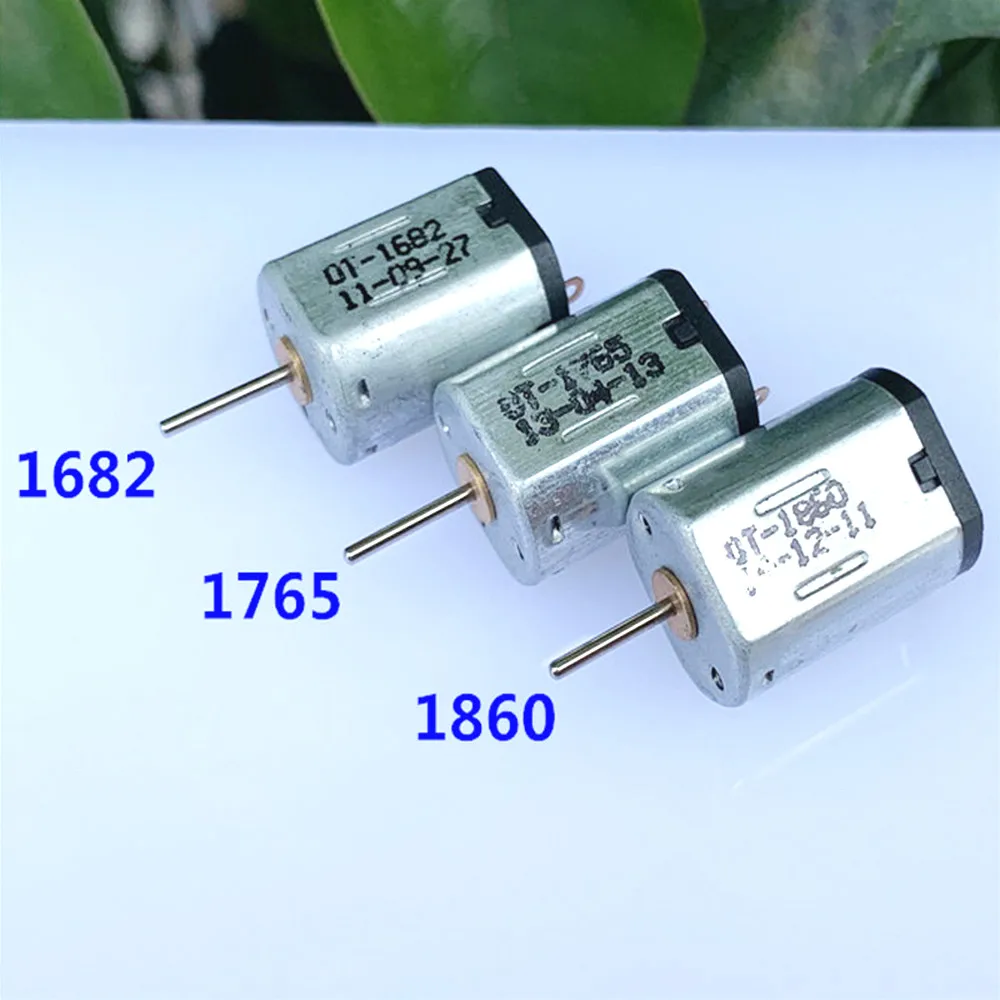 Micro N20 1860 1765 1682 двигатель постоянного тока 3 в-5 в 3,7 в 43800 об/мин высокоскоростная Угольная щетка электрическая 1 мм Диаметр Радиоуправляемая машина лодка самолет