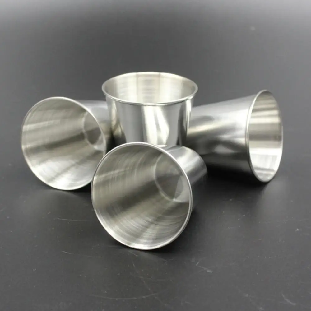 Сталь выстрел Стекло es чашки пивной бокал вина Виски кружки 30/70/150 мл питьевой