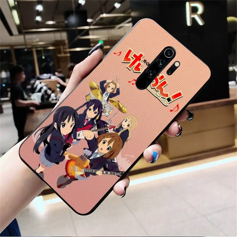 

HUAGETOP Cute anime k-on k on Soft Phone Case Cover for Redmi Note 9 8 8T 8A 7 6 6A Go Pro Max Redmi 9 K20