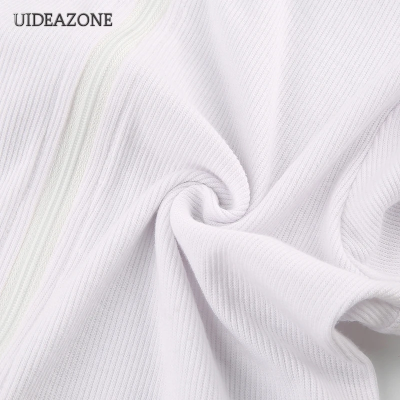 

UIDEAZONE Slim Fit Women Short Jackets Turtleneck Zipper White Solid Color Ladies Coats Full Sleeve Streetwear 2019 Autumn