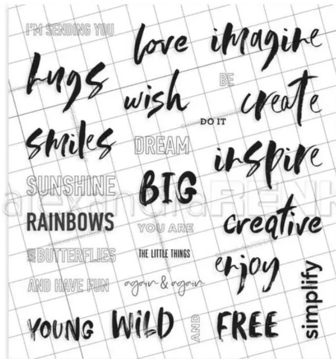 

Германская прозрачная печать для скрапбукинга, фотоальбом, декоративный прозрачный штамп C0674