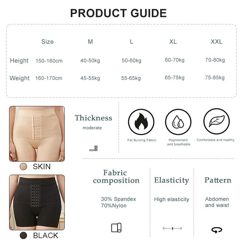 

Tummy Control Panties Slimming Women Body Shaper High Waist Shaper Pants Seamless Shapewear Postpartum Panties Waist Trainer