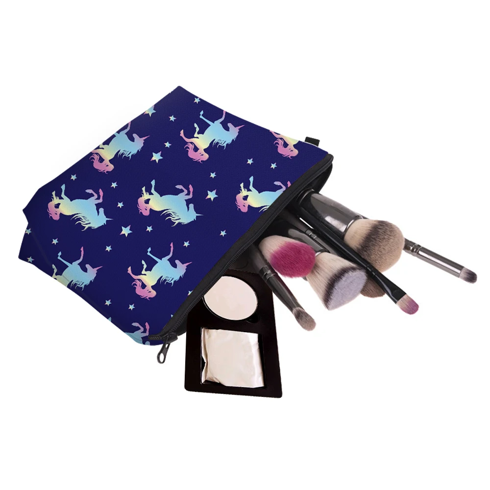 Deanfun водонепроницаемые вместительные маленькие косметички с принтом Dreamy Unicorn Star