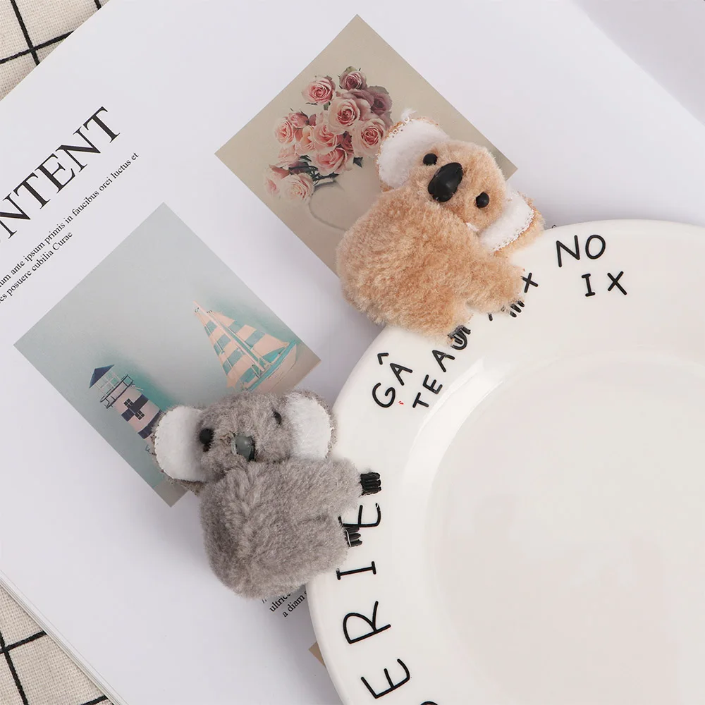 Заколка для волос женская с мультипликационным 3d-изображением коалы | Аксессуары