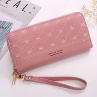 fashion women wallets lady handbags zipper coin purse cards holder wristlet money bags female purses pocket long wallet billfold