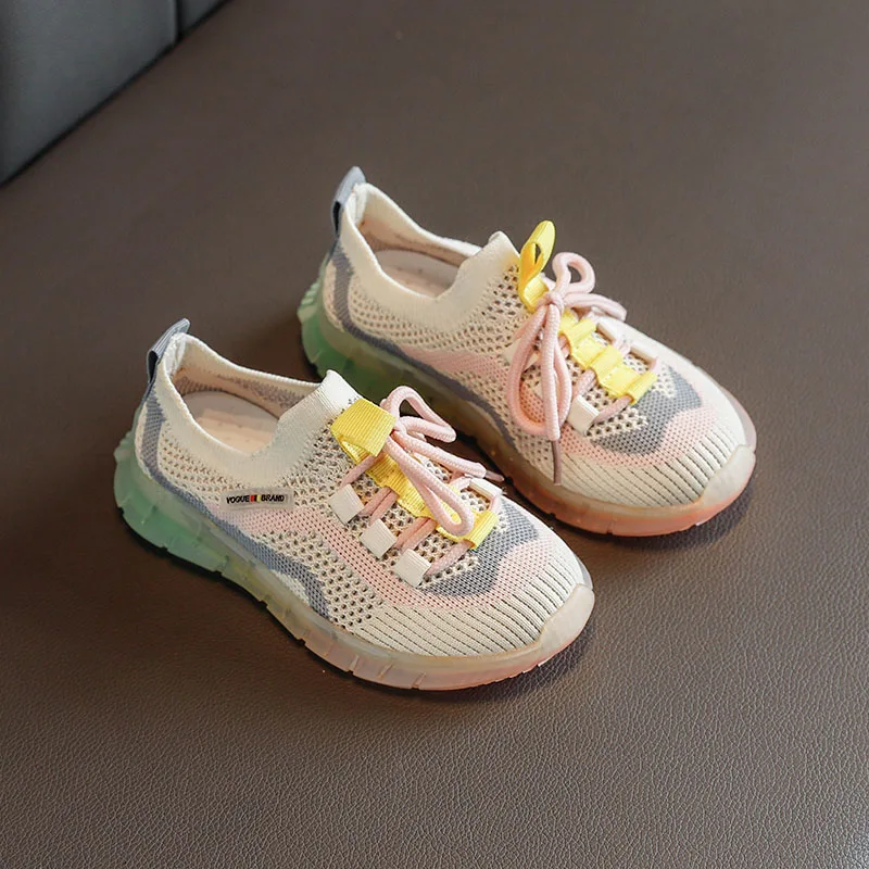 Детские Нескользящие кроссовки мягкая резиновая подошва повседневные на