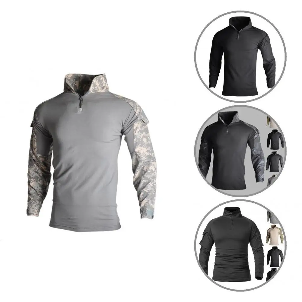 

Clothes Fabulous Thin Combat Shirt Slim Autumn Shirt All Match for Climbing